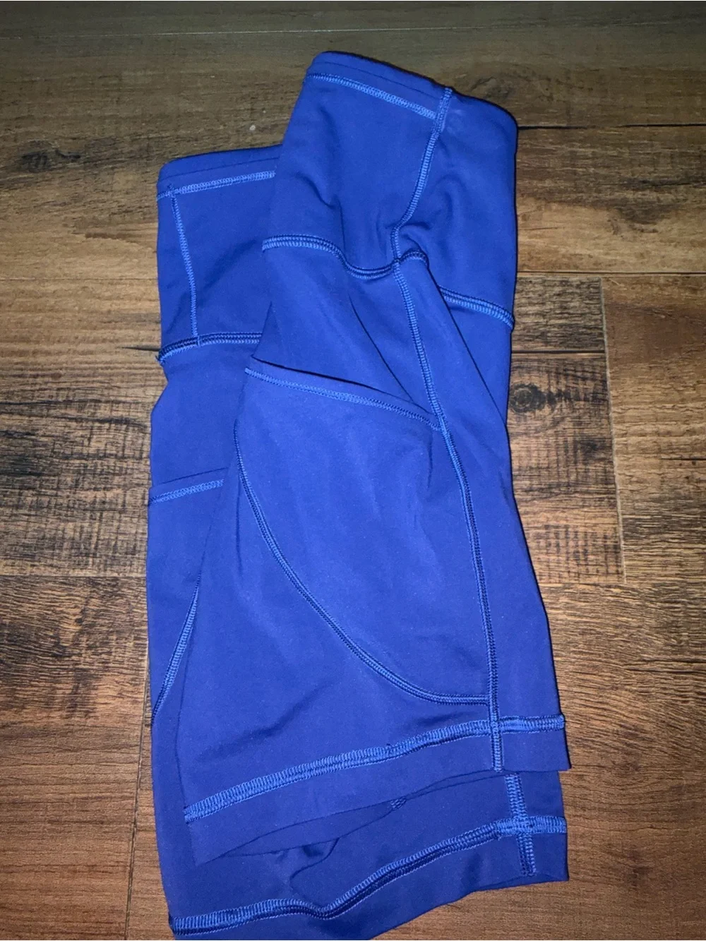 Lululemon High-Waist Women's Active Bike Shorts — Cobalt Blue